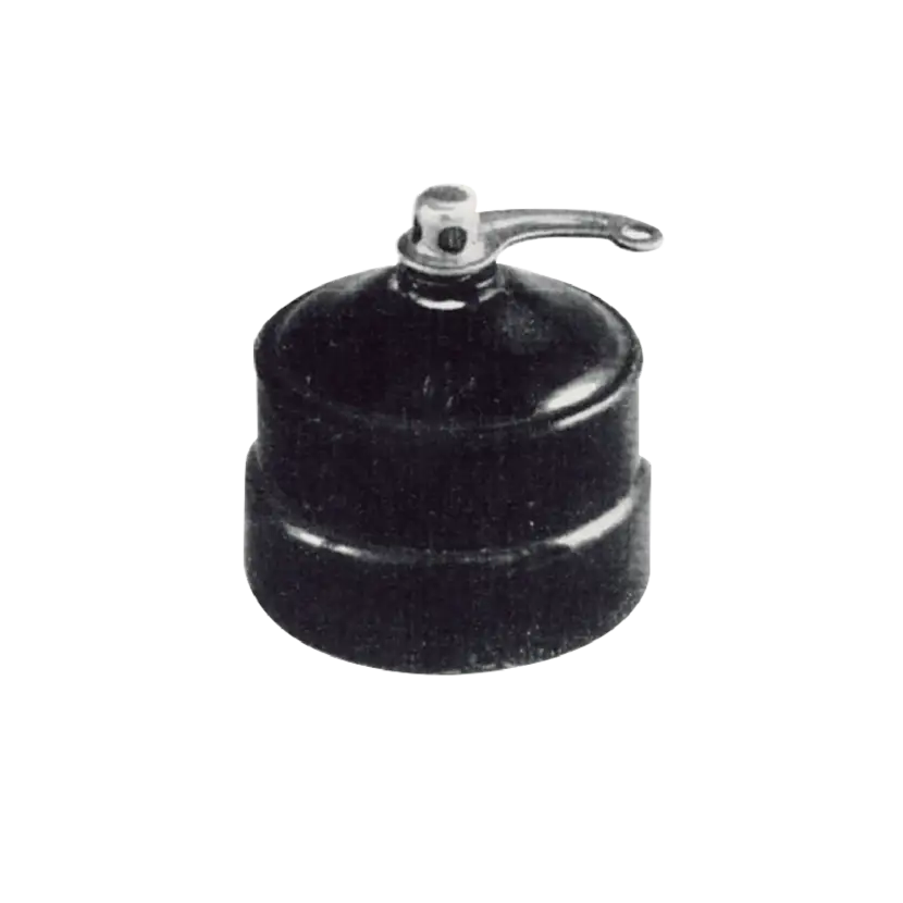 Early JUNG pull-cord switch in black
