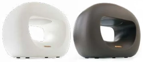 Artsound KURV outdoor design speaker in white and grey