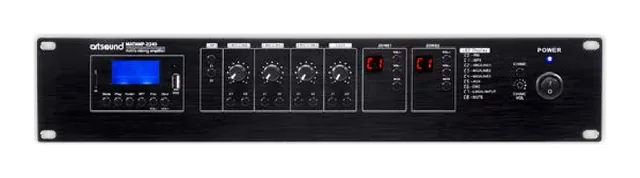 Artsound MATAMP-2240 2-zone matrix amplifier, 19″ 2u