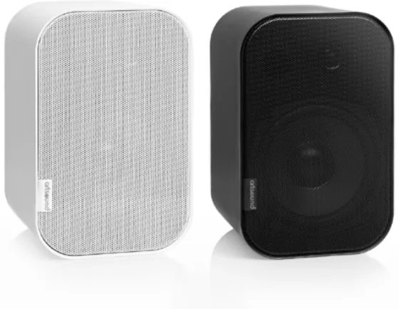 Artsound UNI30 on-wall speaker in white and black