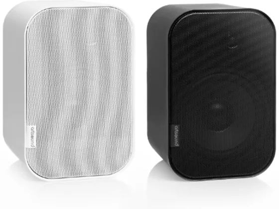 Artsound UNI40 on-wall speaker in white and black