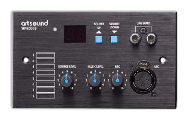 Artsound WP-8000B wall control panel for mat-8000