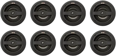 8 Artsound RO2040 ceiling speakers